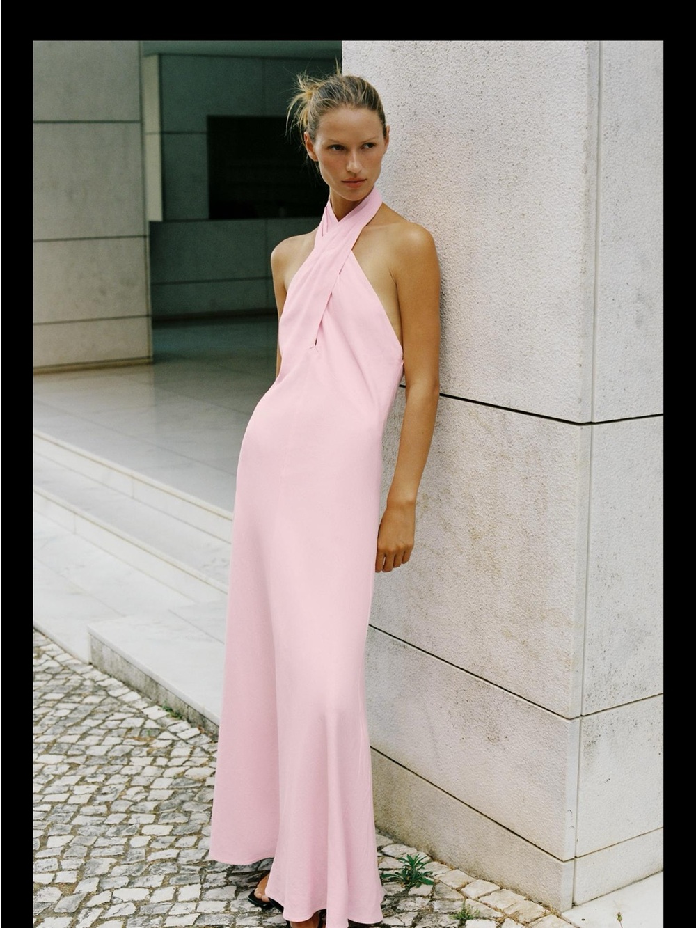 Zara Pale Pink Maxi Dress